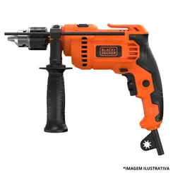 Furadeira  BED713650-B2 13MM 1/2 650W 220V-Black Decker
