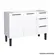 Gabinete De Cozinha Aço Jupiter 1,14Mt Branco Mon-Cozimax