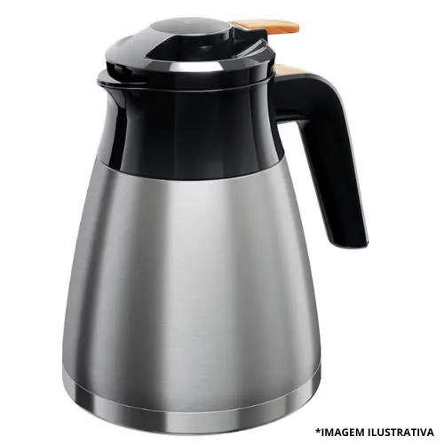 Bule Thermo Touch 1,3L Inox-Euro