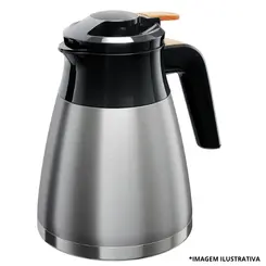 Bule Thermo Touch 1,3L Inox-Euro