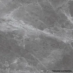 Porcelanato Polido Fuji Grafite Mt Retif 72x72-Caixa Com 2,61M2-Delta