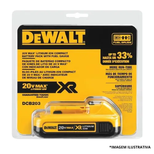 Bateria Pronf Lition 20VXR 2.0AH DCB203B3-Dewalt