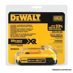 Bateria Pronf Lition 20VXR 2.0AH DCB203B3-Dewalt