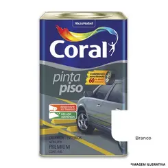 Tinta Pinta Piso Branco 18 Litros -Coral