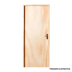 Porta Lisa Amescla 210x60 Esquerda-Uniportas