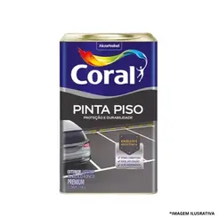 Tinta Pinta Piso Concreto 18 Litros -Coral