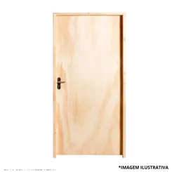 Porta lisa Amescla 210x80 Esquerda-Uniportas