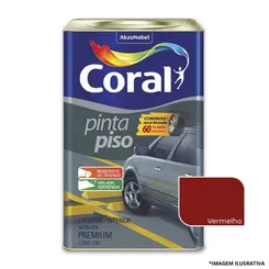 Tinta Pinta Piso Vermelho 18 Litros -Coral