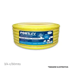 Conduite Fortlev amarelo - 3/4 com 50mts