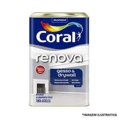 Tinta Coral Direto no Gesso - 18litros branco