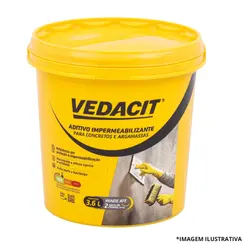 Aditivo Concreto/Argamassa Galão 3,6Lts-Vedacit