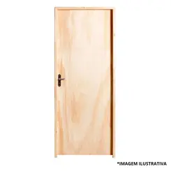 Porta Lisa Amescla 210x70 Direita -Uniportas