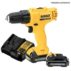 Parafusadeira/Furadeira 3/8 12V Li-On DCD700LC1BR-Dewalt