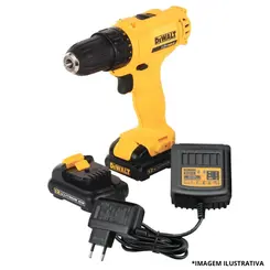 Parafusadeira/ Furadeira 3/8 10MM Bat. LitDCD700C2BR-Dewalt