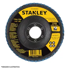 Disco Flap Fibra 4 1/2 X 7/8 Z40 STA4040FZBR-Stanley