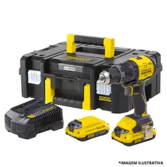 Parafusadeira/ Furadeira 1/2 13MM Com 2 Bateriais  SBD716D2T-BR-Stanley