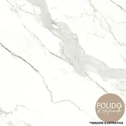 Piso Premium Polido Statuario 66x66 Rt-Caixa Com 2,18M²-Formigres
