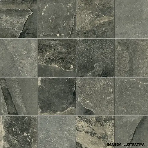 Porcelanato Grani 61x61 Stone Vulcanico Green 61704-Caixa Com 2,67M²-Embramaco