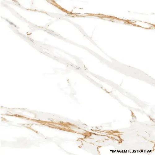 Porcelanato Polido 71x71 Max Calacata Oro Lux P71252-Caixa Com 2,52M²-Embramaco
