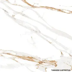 Porcelanato Polido 71x71 Max Calacata Oro Lux P71252-Caixa Com 2,52M²-Embramaco