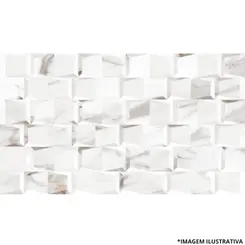 Revestimento Prisma Carrara 31x54-Caixa Com 1,34M²-Savane