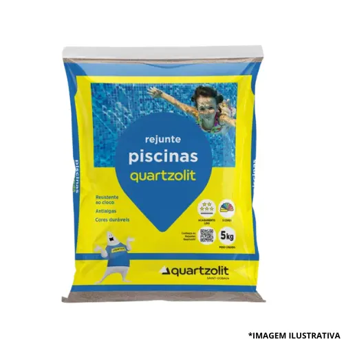 Rejunte De Piscina Azul Celeste 5Kg-Quartzolit