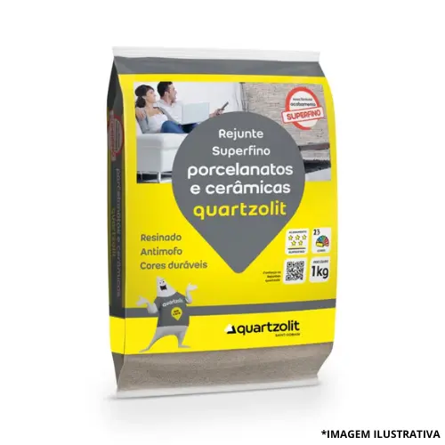 Rejunte Para Porcelanato Marrom Tabaco 1Kg-Quartzolit