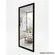 Espelho 33x73 Moldura 2x2 Preta Vipa