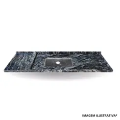 Pia de Granito Mesa Seca 1,50 Mts Preto Indiano-Kasa Granito