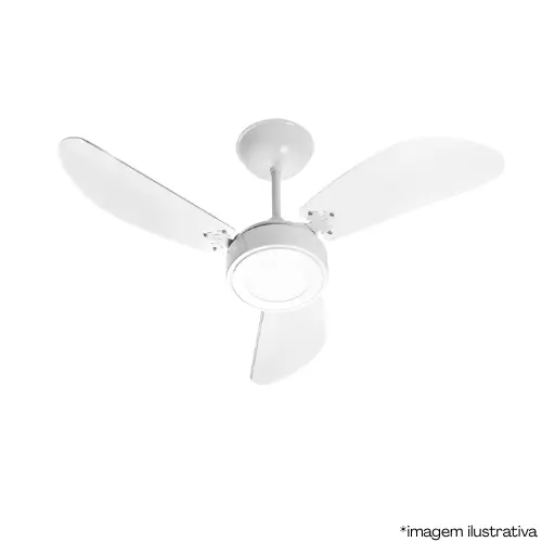 Ventilador Teto New Light Led Bco 127V- Venti-Delta