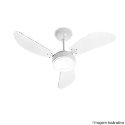 Ventilador Teto New Light Led Bco 127V- Venti-Delta