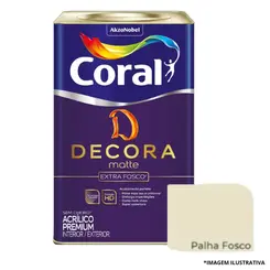 Tinta  Coral Decora Matte - Palha Fosco - 18 litros