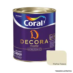 Tinta Coral Decora Matte - Palha Fosco - 3,6 litros