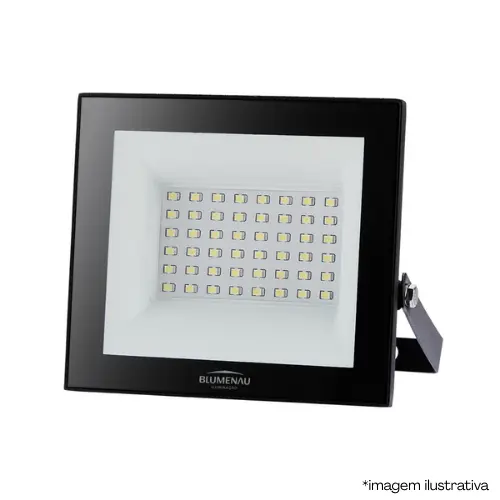 Refletor Led Play Aluminio 50W Bivolt 6500K -Blumenau