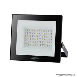 Refletor Led Play Aluminio 50W Bivolt 6500K -Blumenau