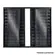 Crv Preto Veneziana 6 Folhas 100 x 120 cm Sem Grade Classic