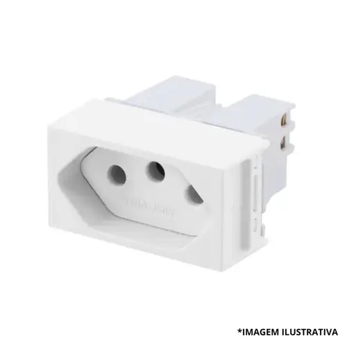 Módulo Tomada Dois Polos + Terra 20 Amperes 81141- Ilumi