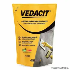 Aditivo Concreto/Argamassa Sup 900 Gr-Vedacit