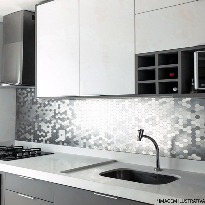 Pastilha Autoadesiva 28,5X28,7AL1015-Glass Mosaic - Pastilha ...