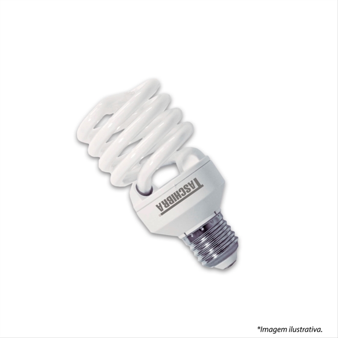 Lâmpada T2 Full Espiral 15W 220V 6400K Lâmpada T2 Full Espiral 15W