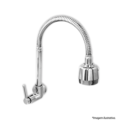 Torneira para Pia 7268C58 Gourmet Parede - Carneiro | Carneiro Metais | Clic da Obra