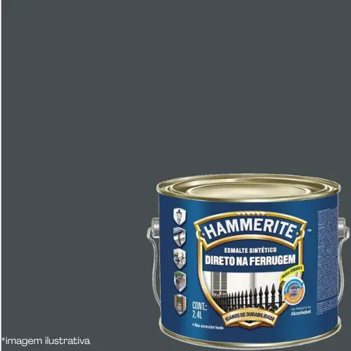 CORAL ESMAL HAMMERITE BRILH 2,4L CINZA 5202876