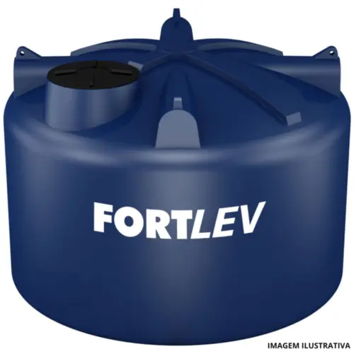 Caixa De Água Tampa Com Rosca Azul 15.000 LTS-Fortlev