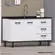 Gabinete de Cozinha New Prisma 1,14Mt Branco/Branco-Arte Gabinetes