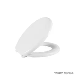 Assento Almof.Oval Branco Fosco Tpk2/As*Br1-Astra