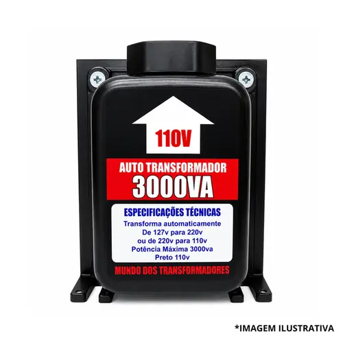 Autotransformador 300 VA 110/220 220/110V- Asantos