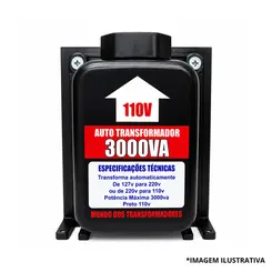 Autotransformador 300 VA 110/220 220/110V- Asantos
