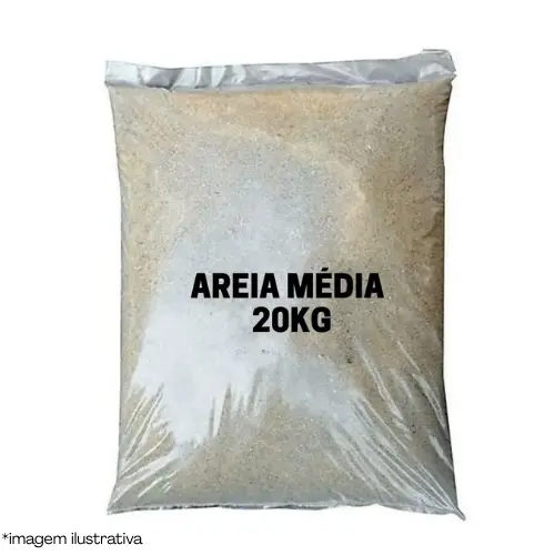 AREIA LAVADA SACO 20KG