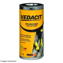 VEDACIT FITA MULTIUSO ALUMINIO 1MM 30CM ROLO 10MTS