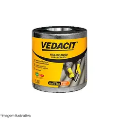 VEDACIT FITA MULTIUSO ALUMINIO 1MM 15CM ROLO 10MTS